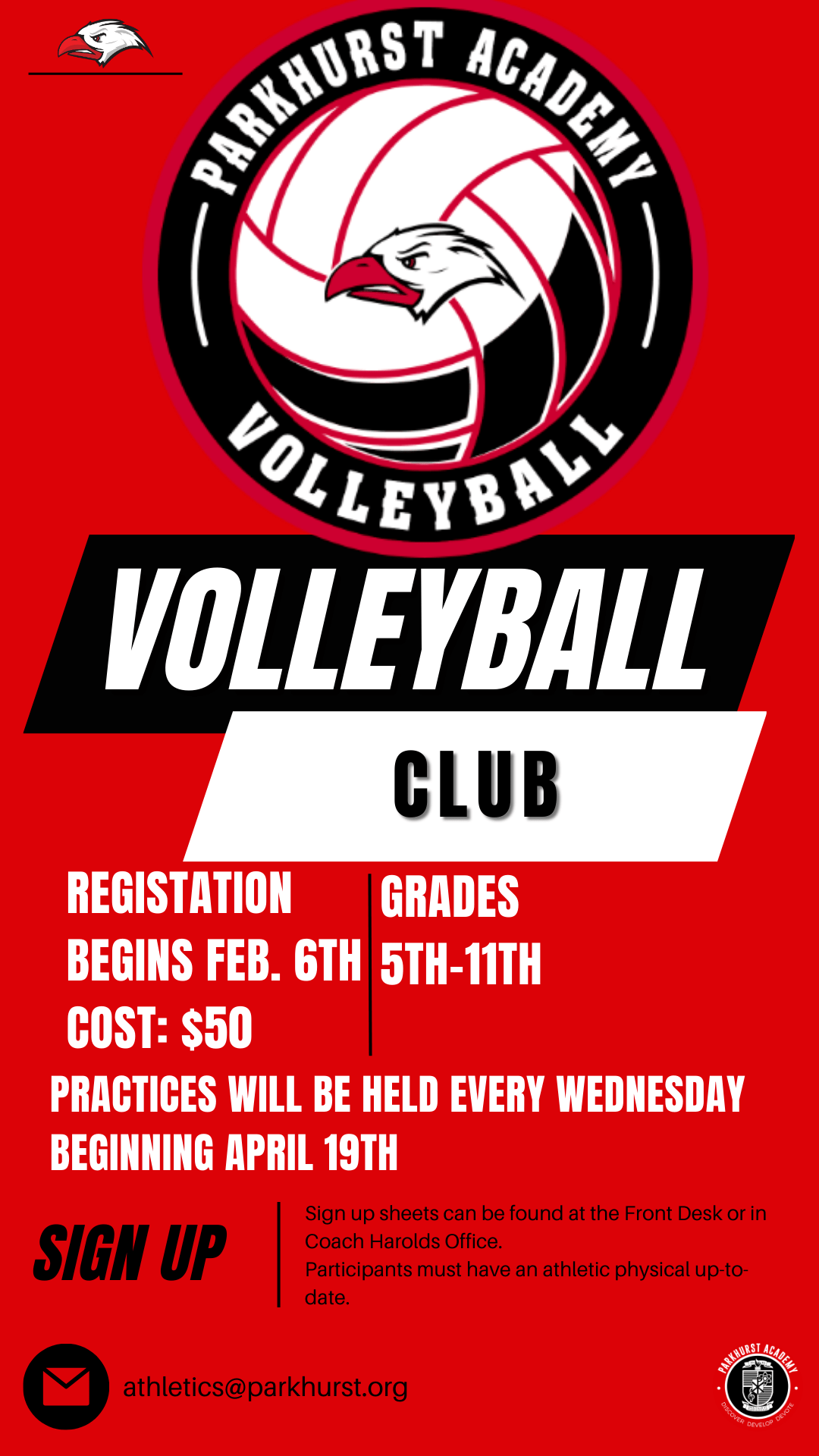 Athletics Parkhurst Academy